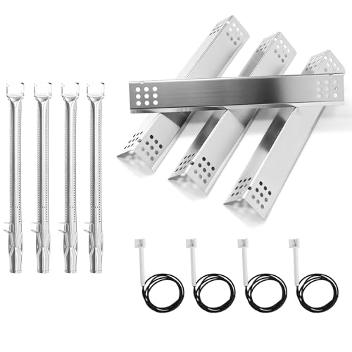 Image of 35633 Grill Replacement Parts for Monument 4 Burner 41847NG, 24367, 24633, 17842, 6 Burner 77352, 77352MB, 77352-MB, Burner Tube, Heat Plate & Igniter Kit for Kitchenaid 720-0954 Gas Grills