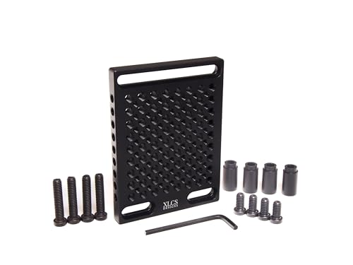 XLCS Backplate for Blackmagic Micro Cage | Micro Studio Camera 4K G2 | Original Micro Cinema Camera | BMMCC | Cheese Plate | BMMSC 4K G2 | Cinema Rig | Modular Design