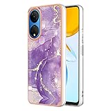 Paillette IMD Marbre Silicone TPU Coque pour Huawei Honor 90 Lite 5G Huawei Honor 90 Lite 5G Coque Glitter Brillante Marbre Silicone TPU Rubber Housse Flexible Souple Bumper Case YBB Marble Zi