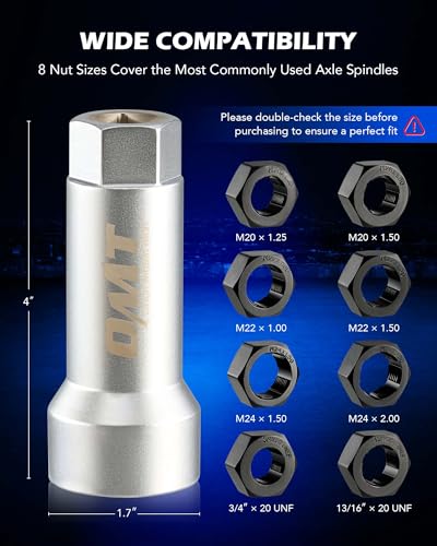 Image of OMT 10pc Axle Spindle Threading Set, Thread Chaser Kit with 8 Rethread Dies