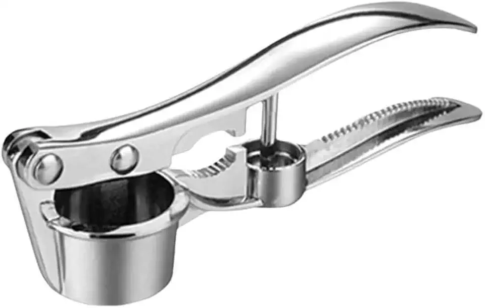 Espremedor e Amassador de Alho Profissional Inoxidável Triturador Manual de Cozinha