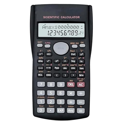 Scientific Calculator for Secondary School With 240 Functions Enhance Learning 2 Line Display with an Electronic Scientific Calculator - Perfect for School, Precise Calculations, Calculating Tools