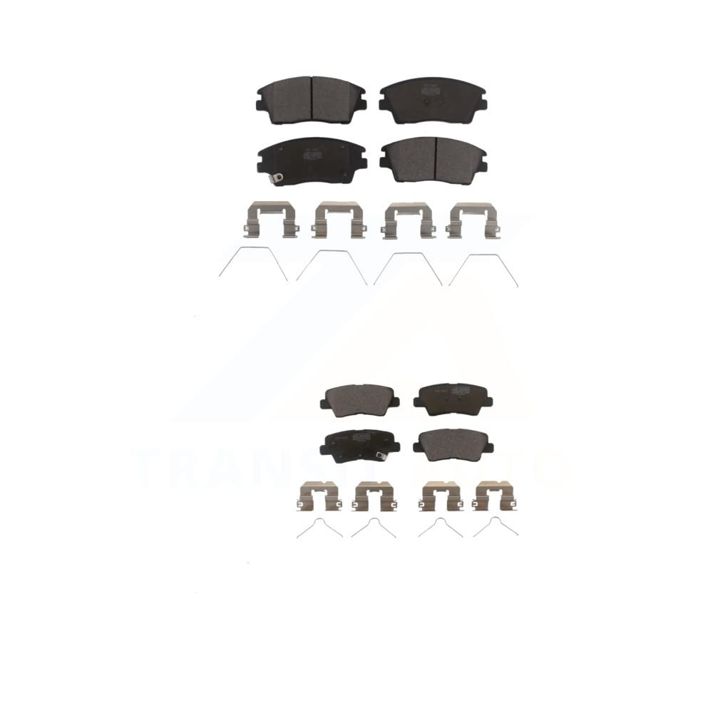 Front Rear Ceramic Brake Pads Kit For 2017-2020 Hyundai Elantra 1.6L KTC-100312