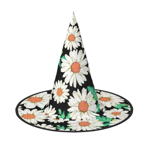 Cxzmnba Paquete de 2, sombrero de fiesta con patrón de margaritas, sombrero de Halloween, artículos esenciales para festivales, disfraz y cosplay, talla única