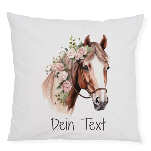 GRAZDesign Pferdemädchen Geschenk – Kissenbezug & Kuschelkissen mit Pferdemotiv – Dekokissen für Reiter – Pferdekopf-Kissen, Wichtelgeschenk GRAZDesign Pferdemädchen Geschenk – Kissenbezug & Kuschelkissen mit Pferdemotiv – Dekokissen für Reiter – Pferdekopf-Kissen, Wichtelgeschenk