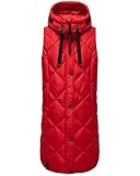 Navahoo Chaleco largo para mujer con capucha B943, M