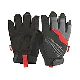 Milwaukee 48-22-8741 Fingerless Work Gloves, Medium