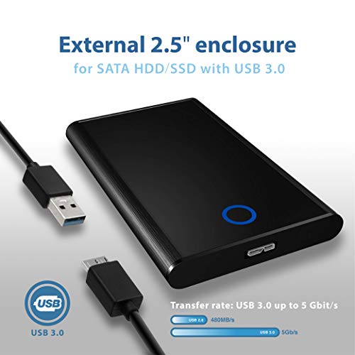 Caja externa ICY BOX para HDD/SSD 2.5" SATA USB 3.0 miniatura 4