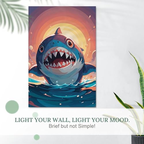Affiches murales vintage requins pour relooker un mur blanc facilement - 5