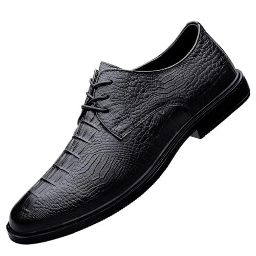 Premium Leather Oxford Shoes Stylish Comfortable Lace Up Shoes for Men for Office and Formal Events