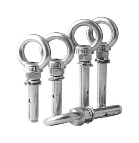 Perno �A�C�{���g�g���X�N�����[�A �X���[�u�A���J�[�R���N���[�g�g���A�C�{���g304�X�e�����X�|5�p�b�N�����̃T�C�Y(M8x50mm)