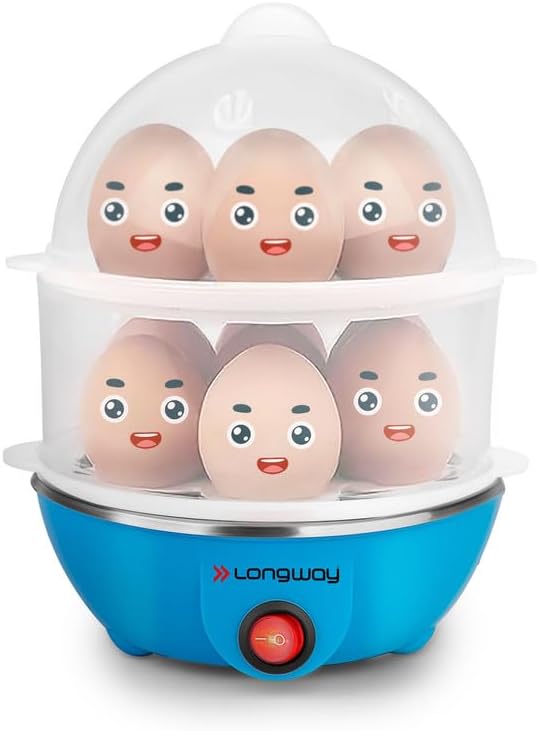 Eggo 350 Watt Egg Boiler/Cooker for Steaming, Cooking & Boiling (14E)