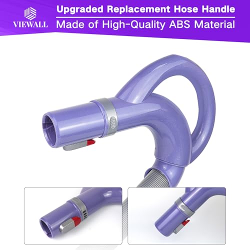 Image of VIEWALL Upgraded Replacement Hose Handle for Shark NV350 NV351 NV352 NV355 NV356 NV360 UV440 UV550 Navigator Lift Away Vacuum Clener Part 207FFJ360 153FFJ 113FFJ (Purple)