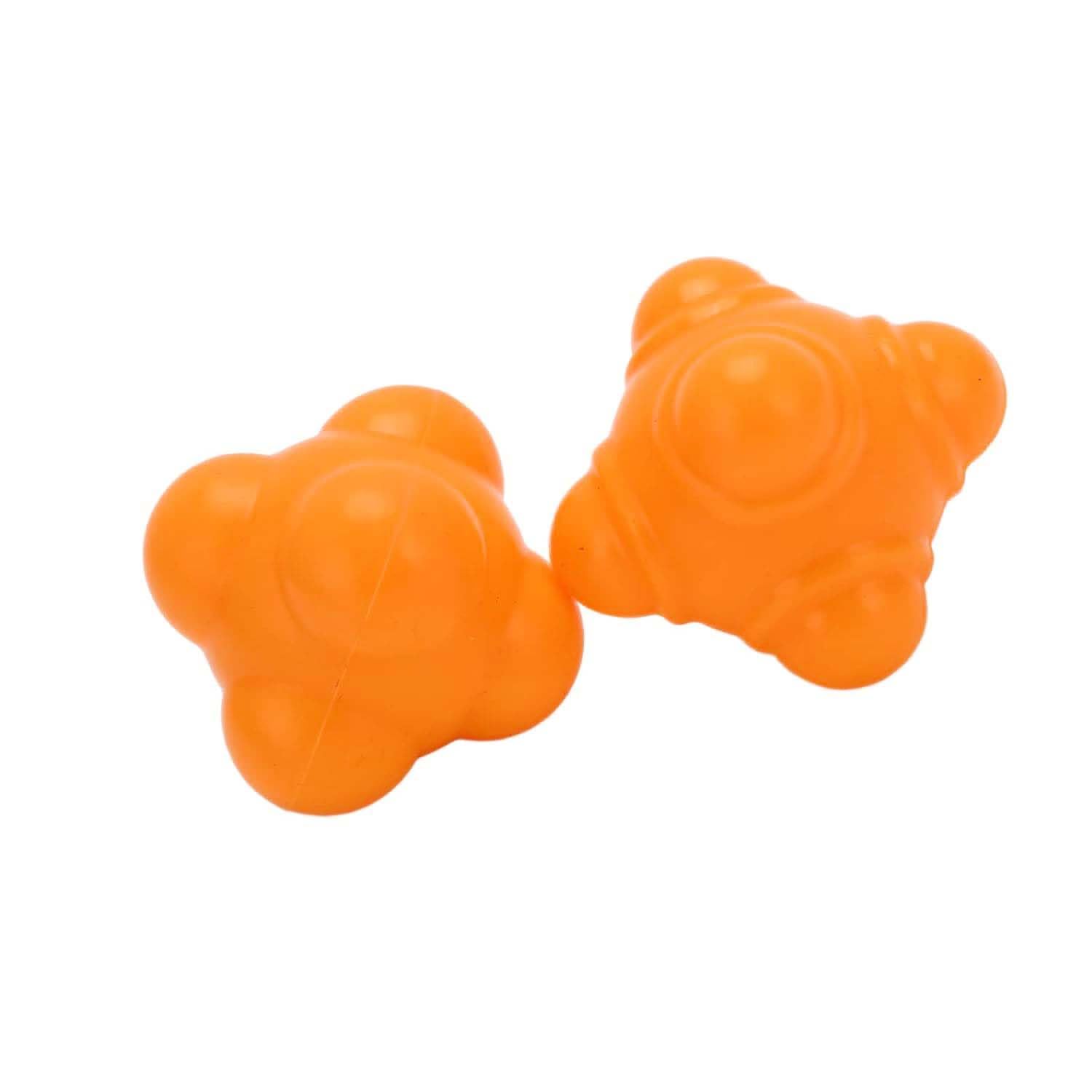 Fitness Scout Rubber Reaction Ball for Improving Agility, Reflexes and Hand-Eye Coordination Skills | Small Size (Pack 2)-image-10