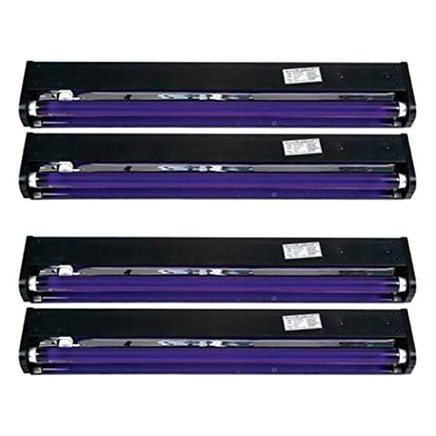 American DJ 4 Black-24BLB 24" UV Black Light Fixtures Cover