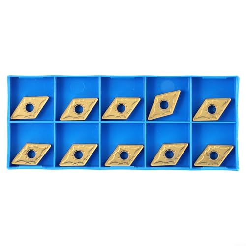 UrbanHui 10 Pieces DNMG150408-MA DNMG432-MA Carbide Inserts For ISO Compliant Turning Tools Used In Metal Fabrication Shops