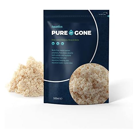 iQuatics Pure-Gone Organic Waste Remover Clear Water Filter Media Freshwater Marine - 100ml Cover