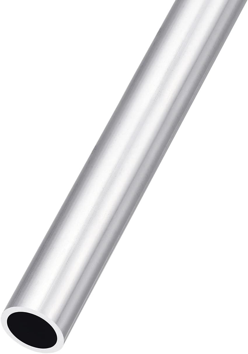 METALLIXITY 6063 Aluminum Tube (13mm OD x 10mm ID x 300mm L), Aluminum Round Tubing - for Home Furnishing, Machinery, DIY Handicraft