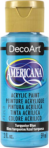 Image of DecoArt Americana Acrylic Paint, 2-Ounce, Turquoise Blue