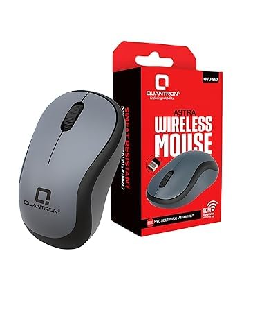 Quanttron Astra Wireless Mouse, Grey, 2.4GHz with 10m Range, Hi-Precision, Auto Sleep/Wake, Sweat-Resistant, Comfortable Grip, QMU-530-picture-25