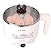 1L Liven Electric Hot Pot with SUS 304 Inner Pot, Cook Noodles and Boil Water Eggs Easy,Small Electric Cooker 600W 120V HG-X1007