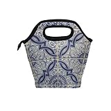 FANTAZIO Sac repas en céramique Motif floral Portugal