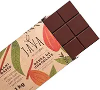 Chocolate Fracionado Meio Amargo 1 kg - Sem glúten, sem leite, vegano
