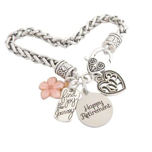 Retirement Gifts for Women, 2023 Retirement Gift Bracelet, Coworker Congratulations