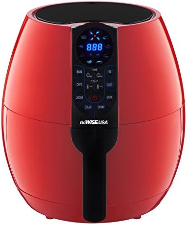 GoWISE USA 3.7-Quart Programmable Air Fryer with 8 Cook Presets, GW22639