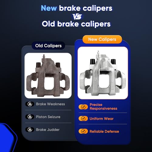Image of ECCPP 19B3315 Rear Right Disc Brake Caliper Assembly
