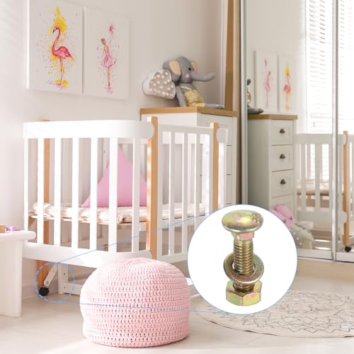 QUARKZMAN M8 x 30mm Schlossschrauben Kit 12 Set Rundkopf Vierkanthalsschrauben Schlossschrauben Set Inklusive Kohlenstoffstahl Verzinkt Beschichtet für Befestigung von Zubehör