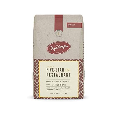 PapaNicholas Coffee Whole Bean Coffee, 5-star Restaurant Blend, 2 Pound Cover