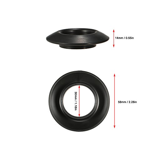 Anéis de gotejamento, Andoer 4 peças Universal Kayak Canoe Raft Paddle Remo Anéis de gotejamento Pro