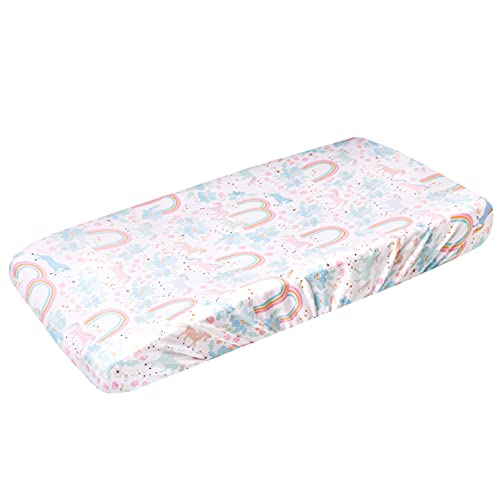 Housse de matelas à langer Copper Pearl pour stopper l'inconfort du change tricot Whimsy