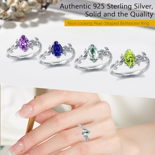 Bague en argent sterling 925 Wasee avec opale naturelle - 5