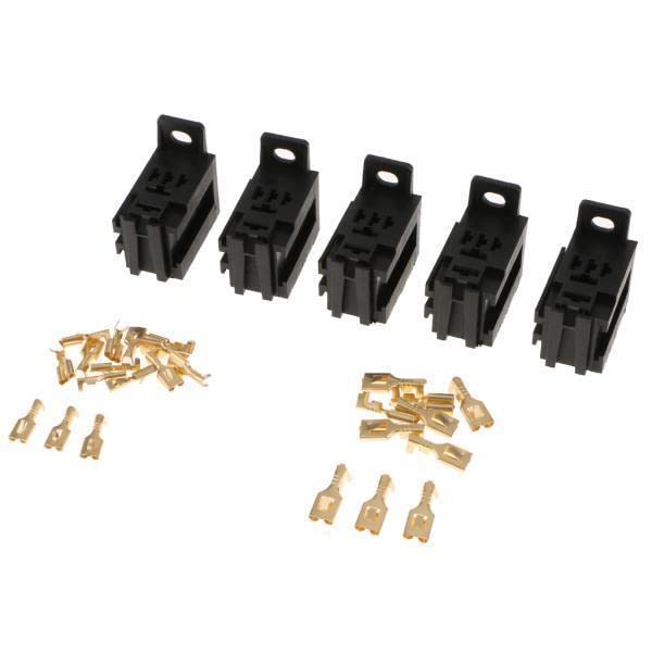 Club Bollywood® 16xSet of 5 Automotive Relay Socket Connector & Terminals 40Amp 12V-image-40