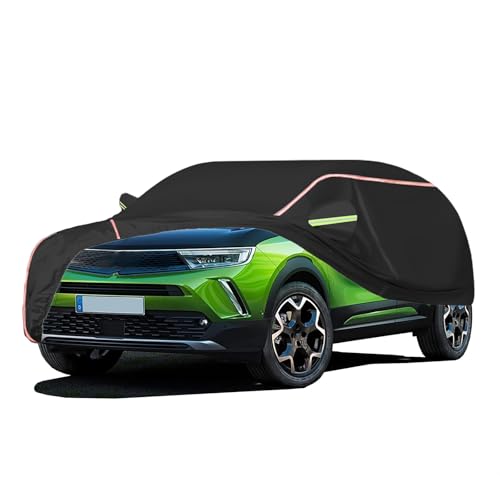Funda For Coche Adecuada For Vauxhall Mokka-e, Funda For Coche For Exteriores, Protección Contra El Viento Y La Lluvia, Funda For Coche De Invierno, Funda For Coche Con Cremalleras En Las Puertas Late
