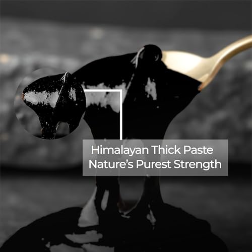 Image of Shilajit Resin for Men 50gm | 80 Servings | Boosts Natural Energy, Muscle Growth & Stamina | Original Himalyan Shilajeet Energy Paste | 250mg /Serving | 100% Ayurvedic