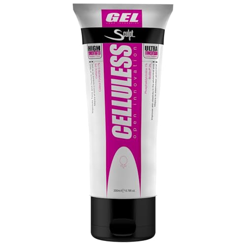 Celluless Crema Reductora Anticelulítica | Efecto Frio Calor | Reafirmante Corporal | Reductora Celulitis Piernas Abdomen y Gluteos Mujer | Quemagrasas Mejora Circulación | 200 ml