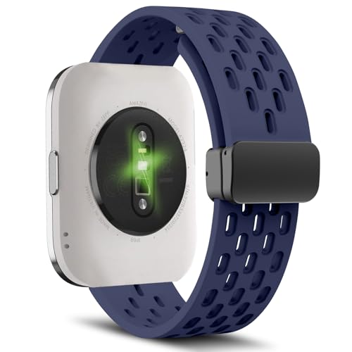 [RoSoki] 22MM �o���h Amazfit Active Max/Amazfit Balance 2 /Balance/Bip 6 /Bip 5/5 Unity/Helio Strap/GTR 4 �Ή� �V���R���� �}�O�l�b�g�t�� �X�|�[�c�o���h 