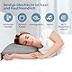 WOLTU Kühlender Kissenbezug 2er Set, Kopfkissenbezug mit Q-Max>0.45 Arc-Chill, Weicher Atmungsaktiv Kühlfaser Kissenhülle Schont Haut und Haar, Sommer Kissenbezüge mit Reißverschluss, 80x80 cm, Grau