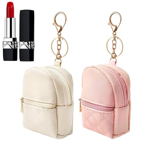 Petit sac à dos pour clés en cuir PU, idée cadeau originale pour filles