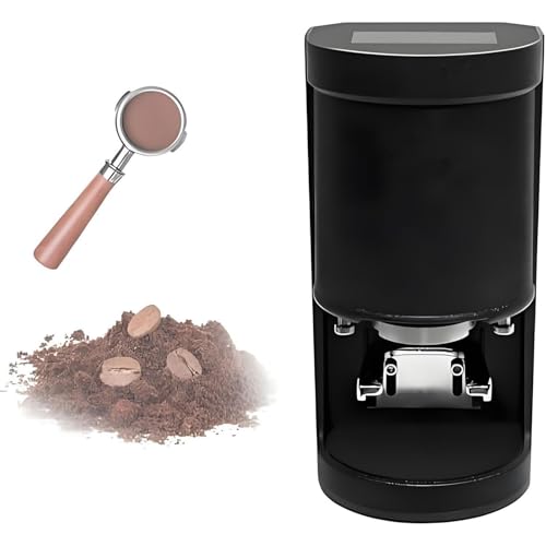 Prensador Eléctrico Para Cafetera Espresso Prensador De Café Comercial Automático De 58 Mm 1-3 Ciclos De Prensad, Presión De 5-30 Kg Para Espresso, Para Cafetería Y Barista En Casa(BLACK THREADED)