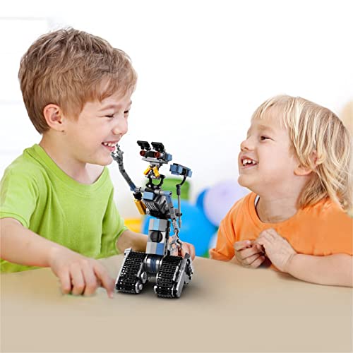 Johnny 5 Robot Building Block Set, Short Open Circuit Johnny Five Robot Model Toys, Compatible For Lego, Stem Educational Gift Set For Age 6 7 8 9 10 11 12+ Boys & Girls(370 Pcs) #TOP6