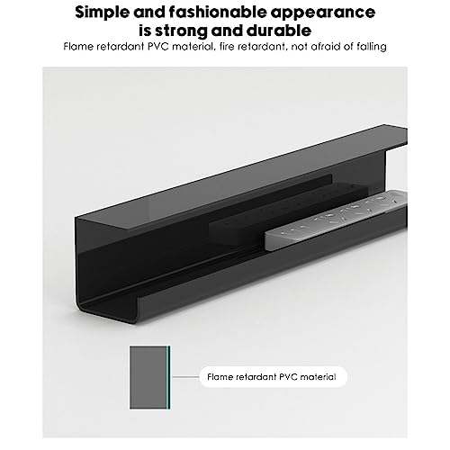 Gerenciamento de cabos sob a mesa - Organizador de mesa de arame - Retardador de chamas 15 pol. Ades