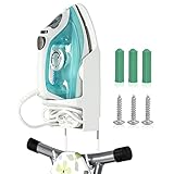 MORDEN MS Ironing Board Hanger, Wall Mount Iron Board Holder, Laundry Rooms Iron Holder Organizer,...