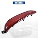 X AUTOHAUX Car Rear Bumper Reflector Light Left Side Driver Side 68105145AC for Jeep Cherokee 2014 2015 2016 2017 2018