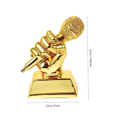GATHINESS Troféu De Microfone Microfone De Suporte Mini Microfones Para Crianças Microfone Ganhando
