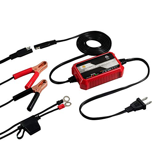 Foval Automatic Trickle Battery Charger 12V 1000Ma Smart Battery Charger #TOP4