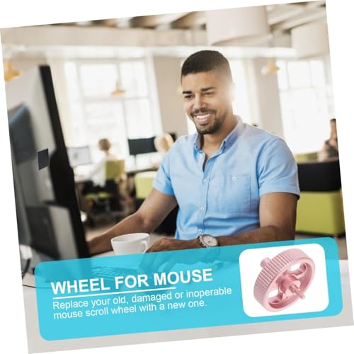 Rueda para ratón Logitech Wireless: repuesto de rodillo metálico compacto 5